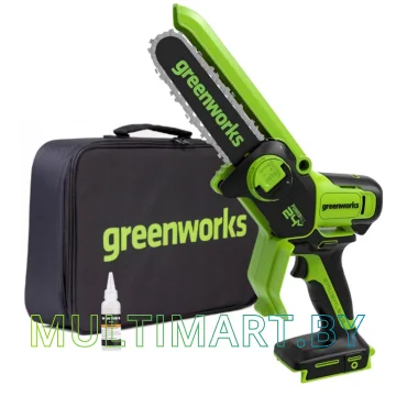 Аккумуляторная пила Greenworks GD24CSMNX 2008707 (без АКБ) картинка 2